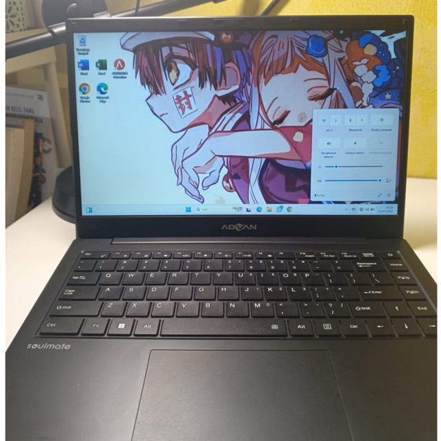 Laptop Advan Soulmate N4020 Bekas Good Kondisi ( Fullset )