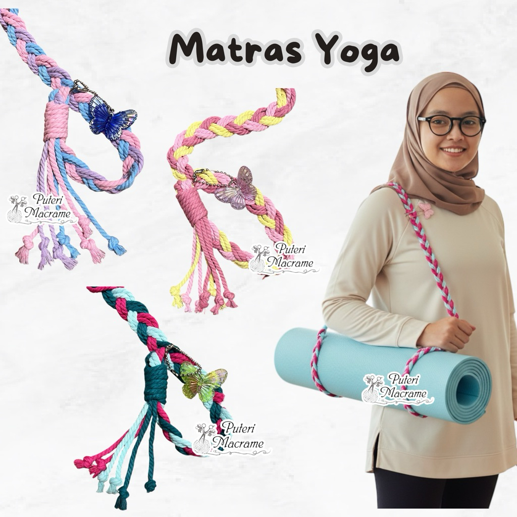 TERMURAH | Matras Yoga | Tali Matras Yoga | Strap Matras Yoga