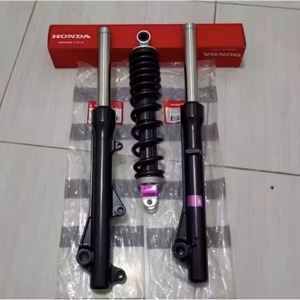 As Shock Tabung Depan+Shockbreaker Belakang Honda Beat Fi, Beat Pop ORI