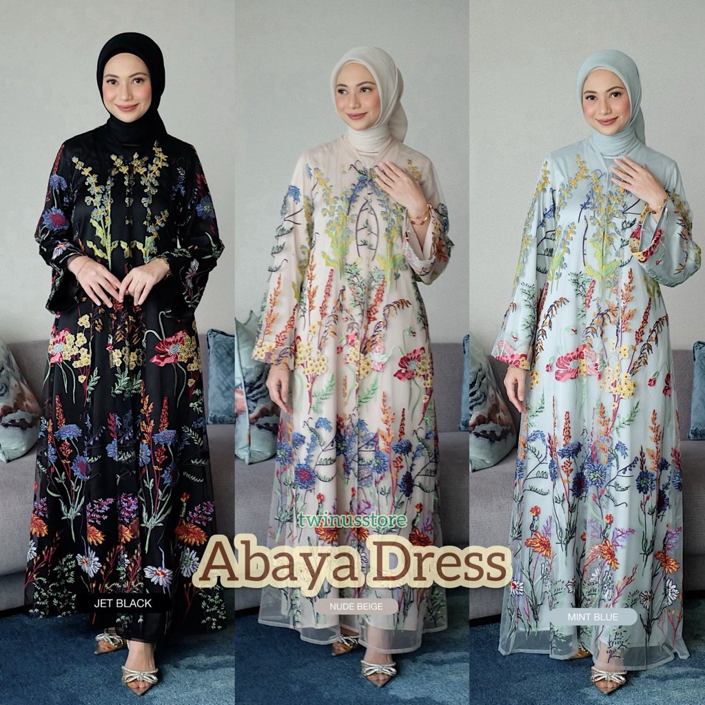 STL ABAYA DRESS | MYRA SERIES Set Rok Setrok | KAFTAN NADINE ROYAL Sarah The Label by Signature Sara