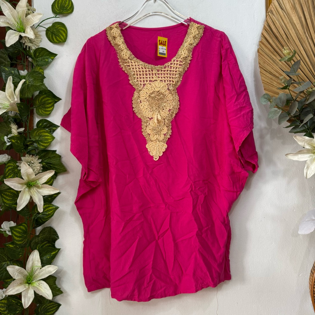 Kalong Blouse Pink Fuschia