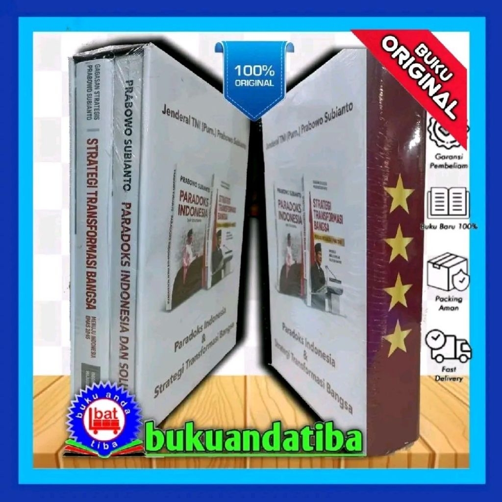 PARADOKS INDONESIA DAN SOLUSINYA - PRABOWO SUBIANTO - PAKET BOX