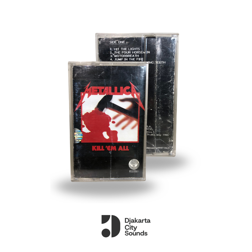 Kaset Pita Metallica - Kill Em All (Rilisan King's Records)