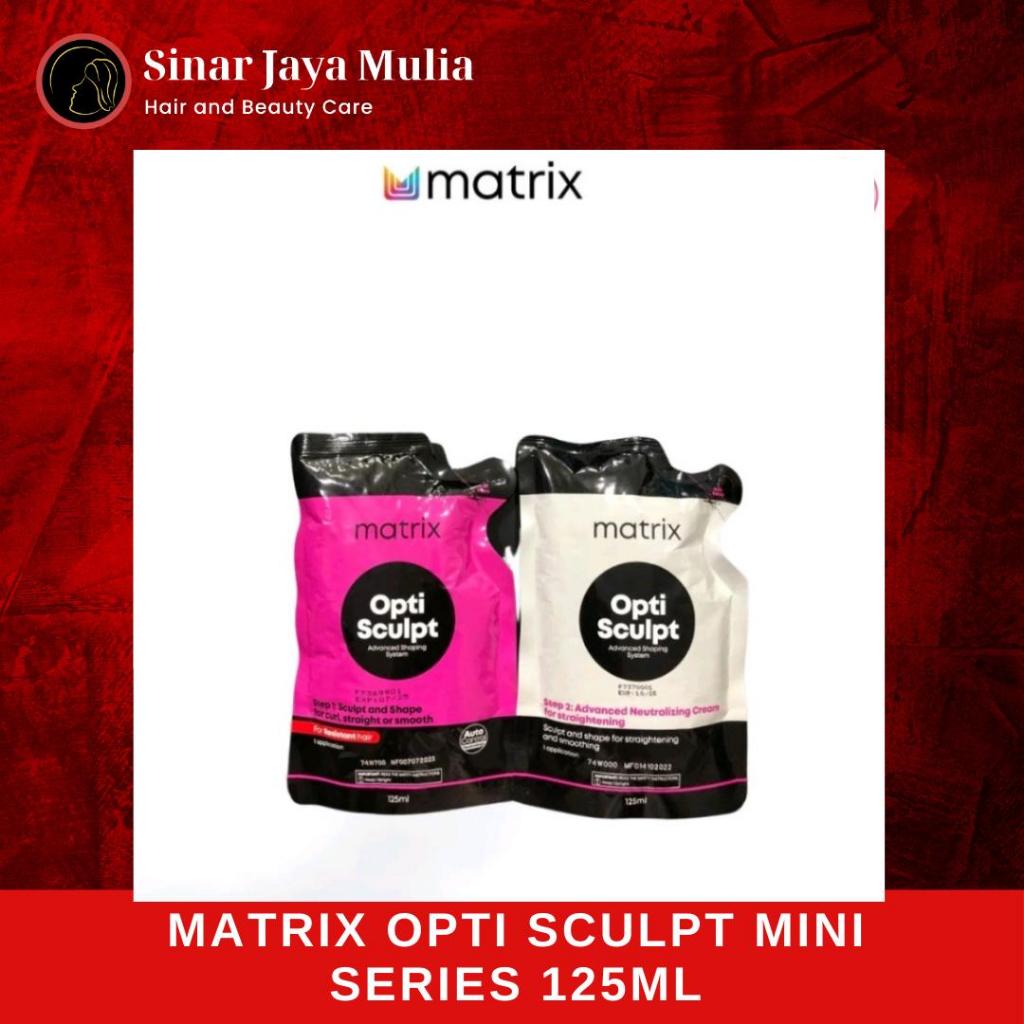 Matrix Opti Sculpt Mini Set 125mlx2-Smoothing/Pelurusan Rambut Keratin/Perming/Obat Keriting Rambut