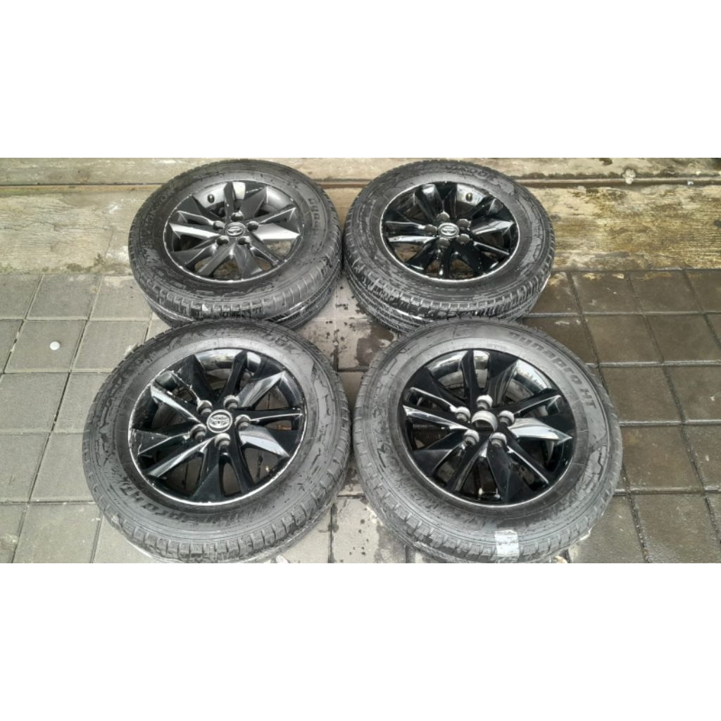 Velg bekas mobil oem copotan innova ring 16 lebar 6 baut 5x114.3 velg only