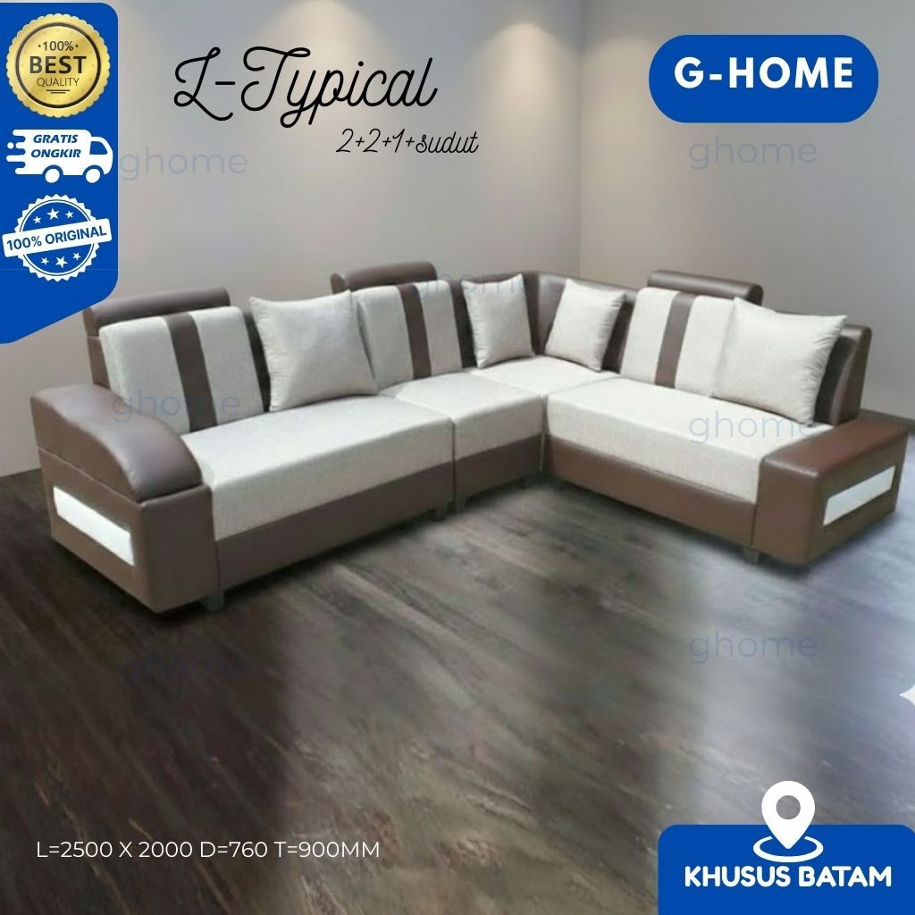 SOFA L SUDUT 221 TYPICAL FULL KAIN