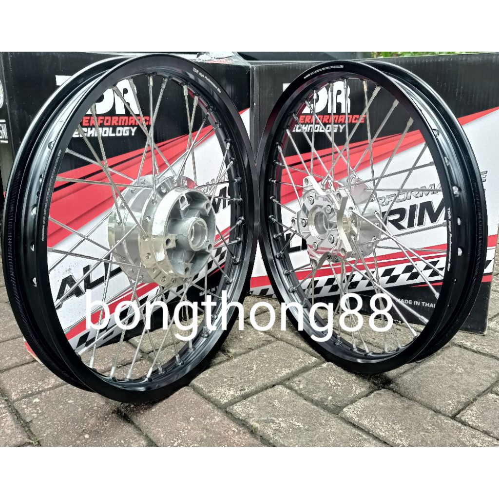 Paketan Velg TDR Racing 140 160 185 ring 17 Sepaket Vixion Old Mx king Vixion new Nvl Nva rx king  M