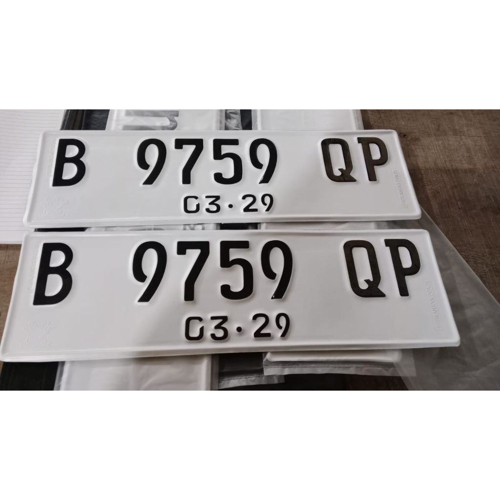 plat nomor mobil berlogo korlantas polri asli timbul