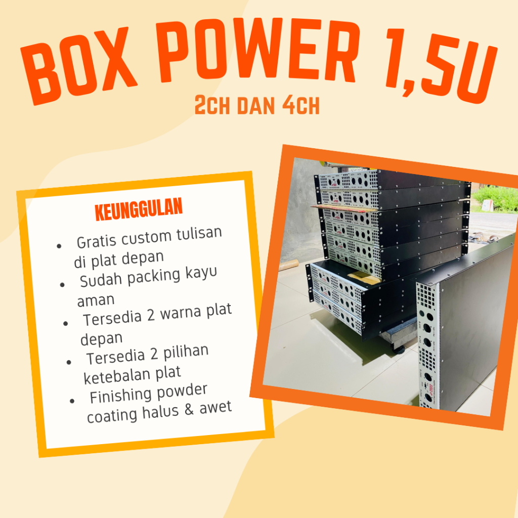 BOX POWER 1,5U ANTI RIBET COCOK BUAT LAPANGAN & HARIAN