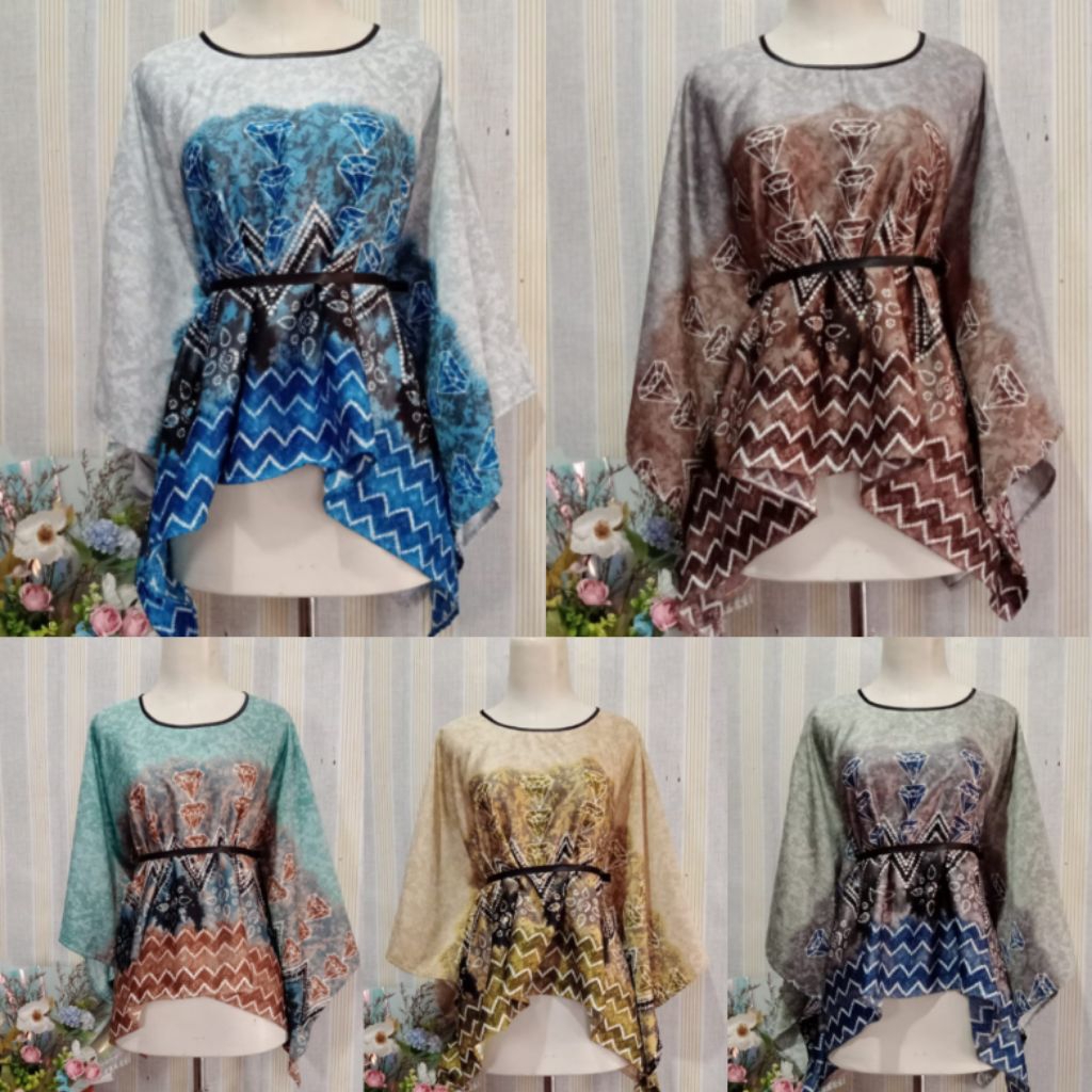 ATASAN SASIRANGAN BANJARMASIN WANITA VIOLETA/BAJU SASIRANGAN BANJAR/BLOUSE SASIRANGAN BANJARMASIN OD