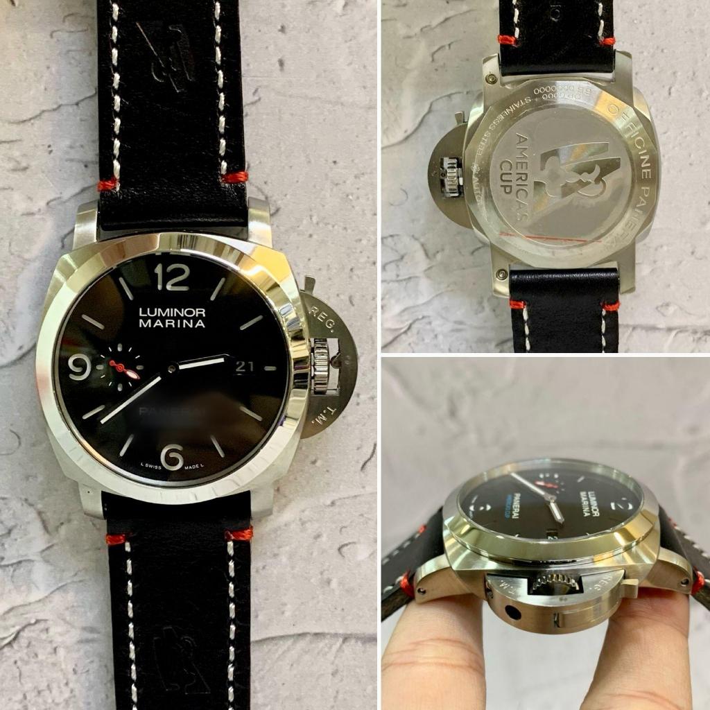 DK141 PA Luminor Marina Hitam Merah Japan Quartz