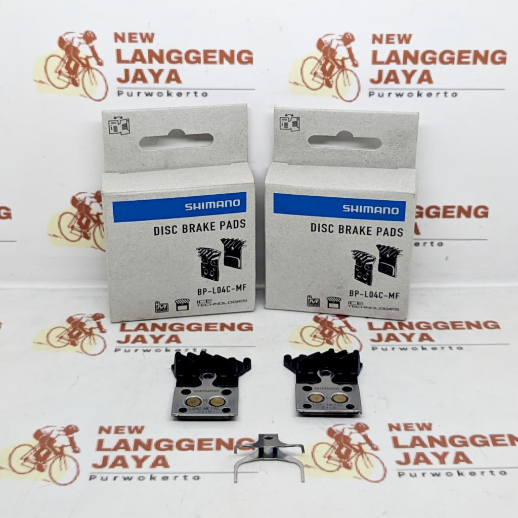 Shimano Metal Pad Disc Brake L04C W/FIN & Spring IBPL04CMFA