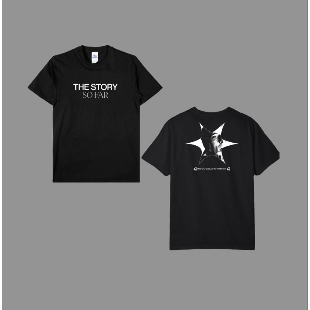 kaos band t-shirt the story so far