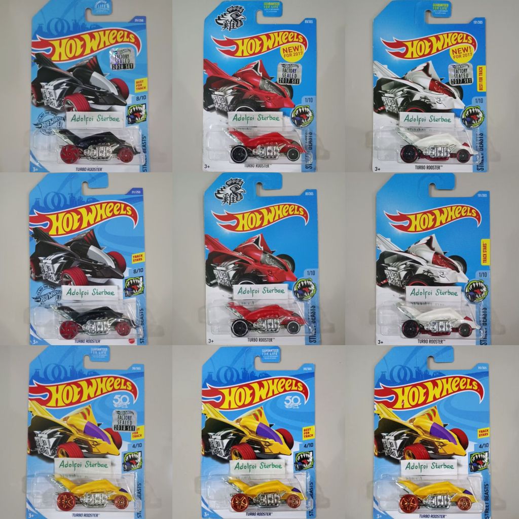 hotwheels hot wheels turbo rooster factory sealed street beasts akta best for track stars animal zod
