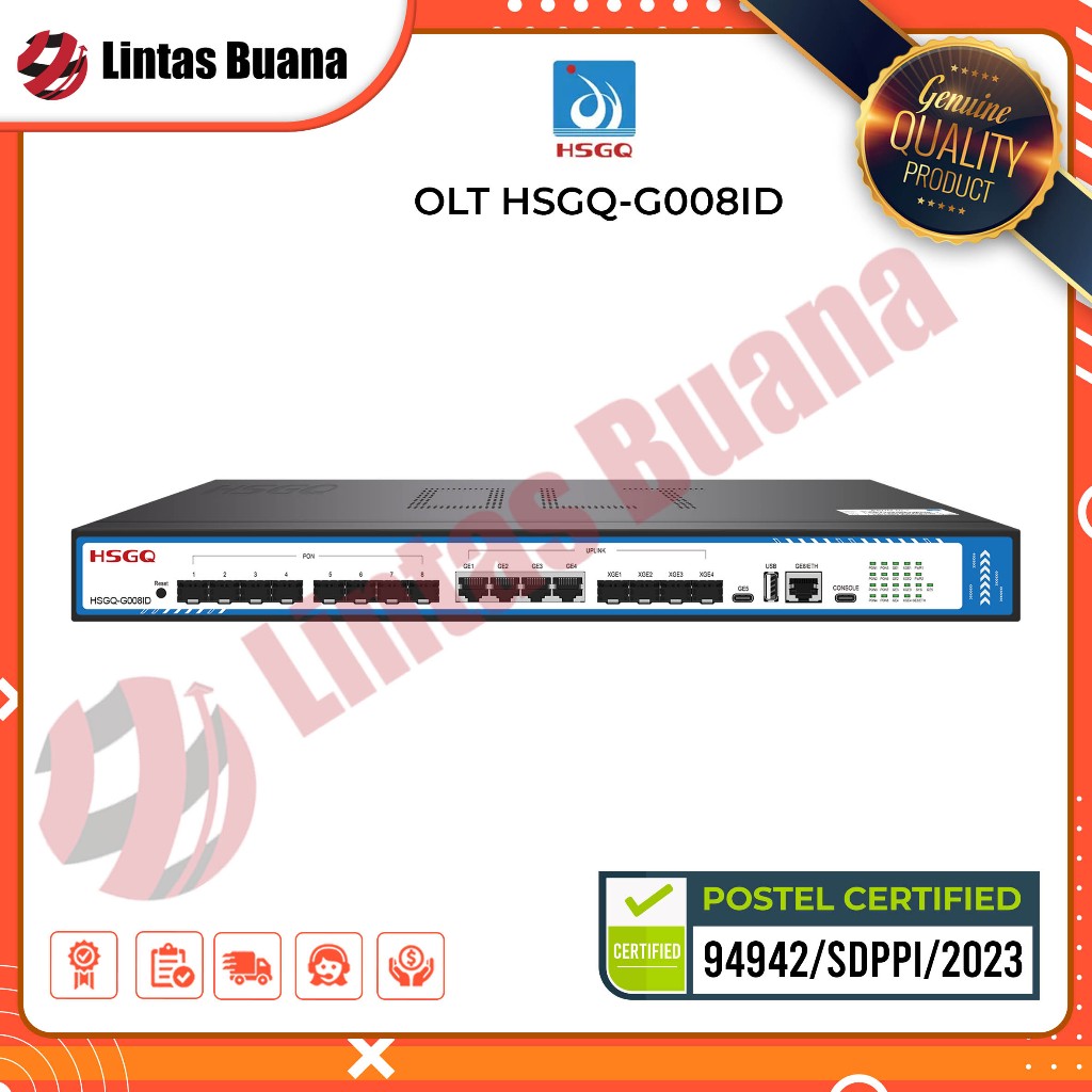 OLT GPON HSGQ 8 PORT HSGQ-G08ID GPON OLT SAJA