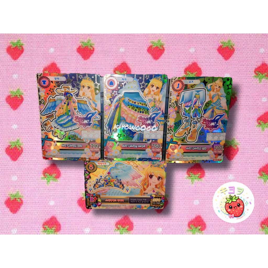 Kartu Aikatsu Premium Angely Sugar Ichigo Star Festival Versi Korean Card [Baca Deskripsi]