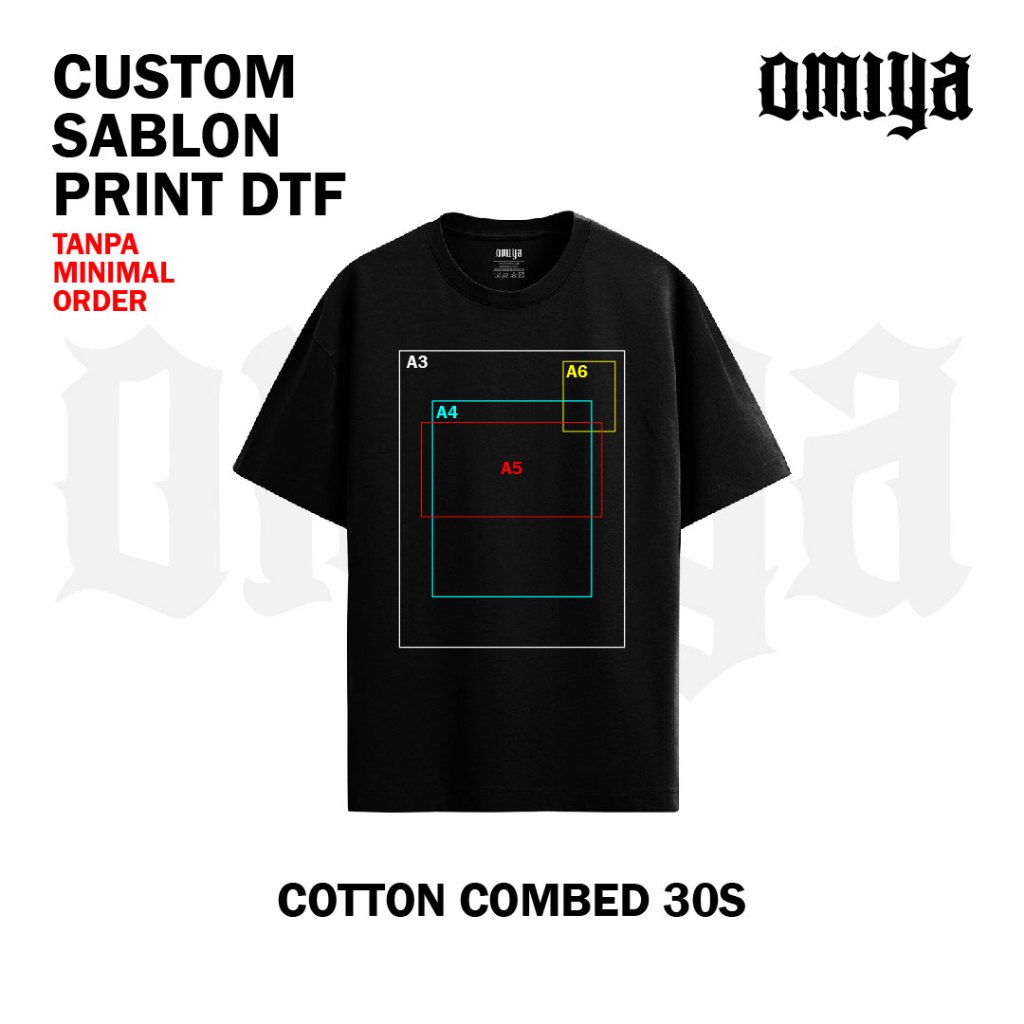 Kaos pria Custom Satuan 1 Pcs – Bikin Kaos Design Sendiri Sablon Foto Tulisan Logo Cotton Combed 30s