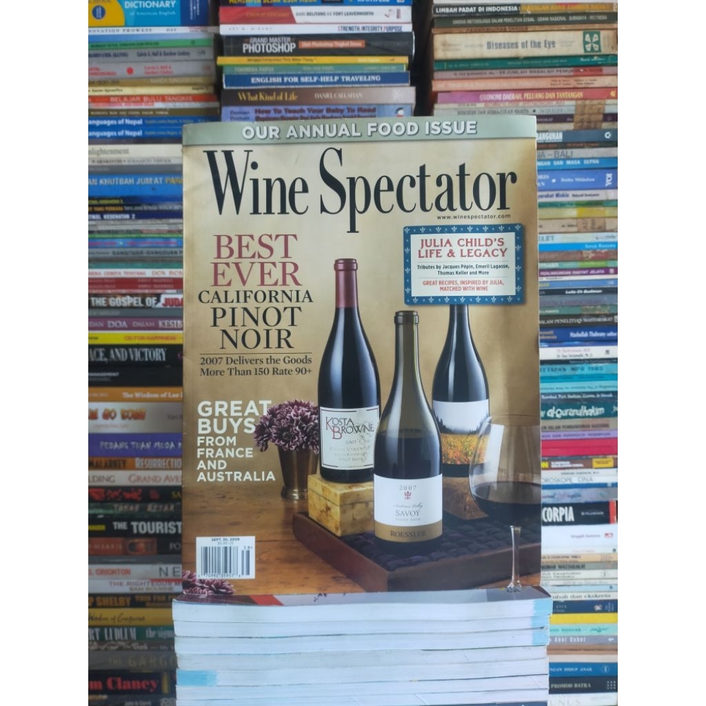 Majalah Import : Wine Spectator - edisi Sept, 2009