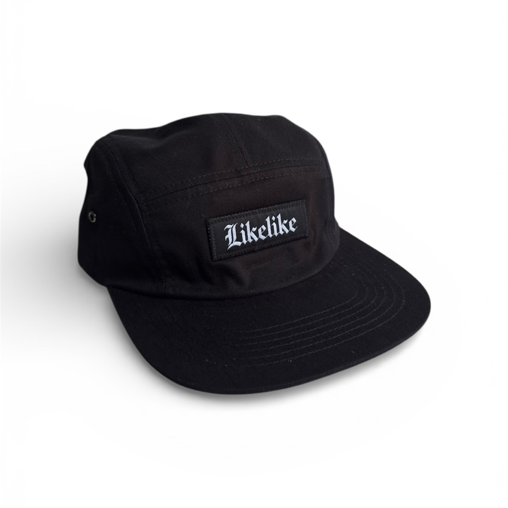 LIKELIKE HAT /// 5PANEL LK LB BLK