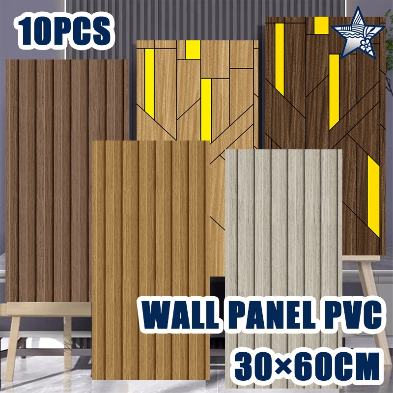 PAKET 10 Lembar Wallpaper Dinding Motif Kayu Vinyl Marble Granit Stiker Dinding Dapur Anti Air