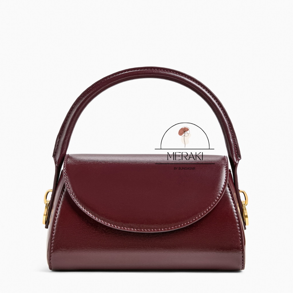 CHARLES & KEITH KAILA FRONT FLAP TOP HANDLE BAG