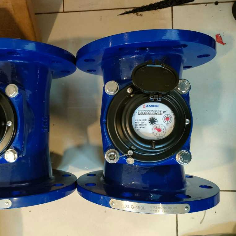Water Meter AMICO 6 Inch DN150mm Flange PN16 T50 LXLG-150E MURAH / Meteran Air 6 Inch AMICO LXLG-150