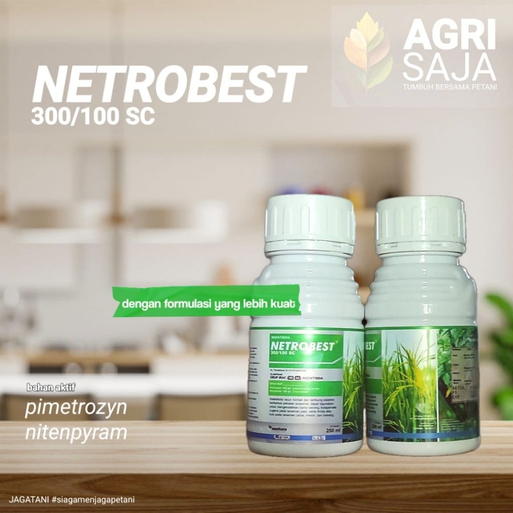 Insektisida NETROBEST 300/100 SC 250ML Ba: pimetrozin+nitenpyram bukan pexalon