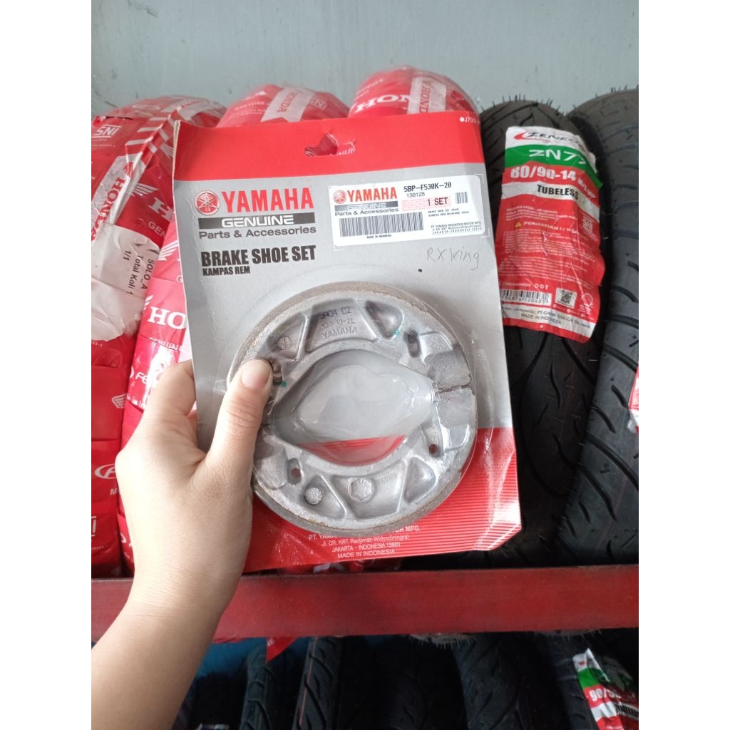 KAMPAS REM BELAKANG VIXION / RX KING / SCORPIO ASLI 5BP-F530K-20 YAMAHA TERJAMIN ASLI 100 PERSEN