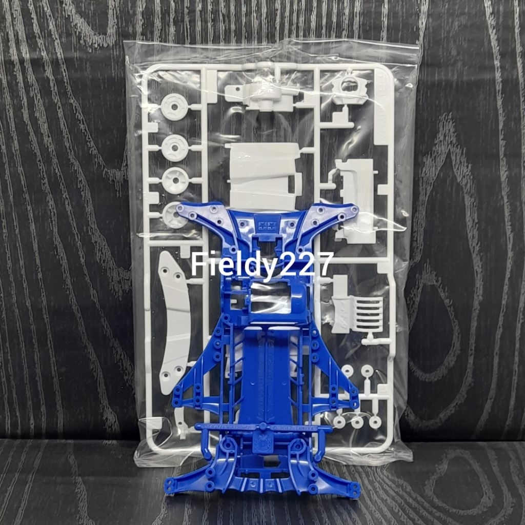 Tamiya FMA Chassis Biru (Blue) + Gearbox Putih (White) Original