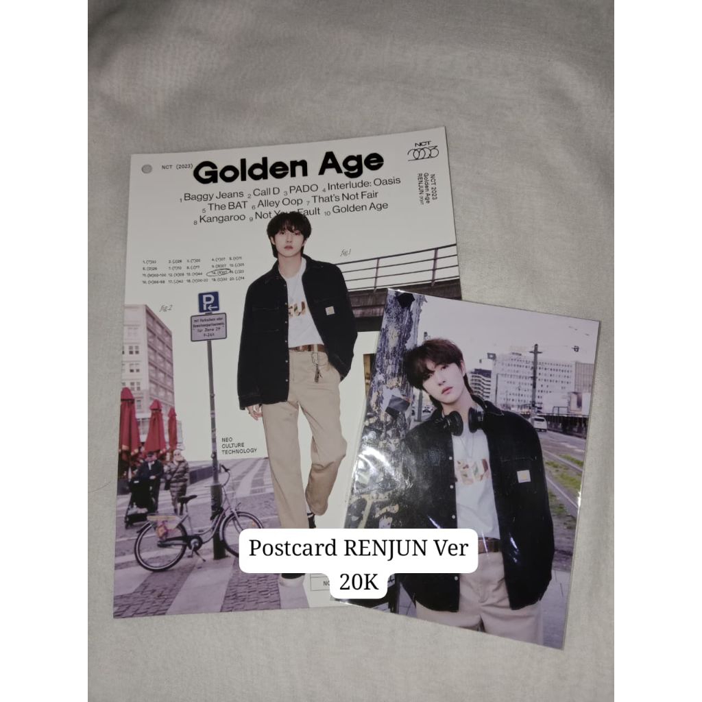 POSTCARD RENJUN GOLDEN AGE