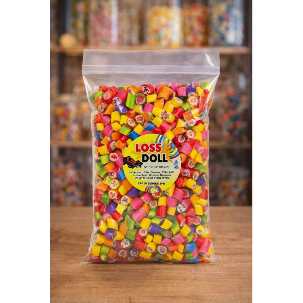 kemasan 1kg Sticky Candy