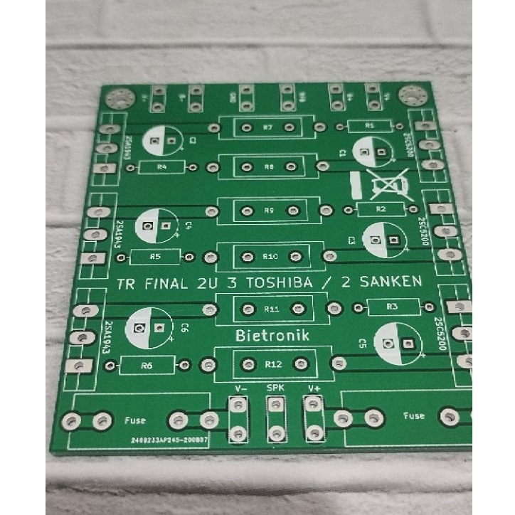 PCB TR FINAL 3 THOSIBA/2 SANKEN 2U DOUBLE LAYER