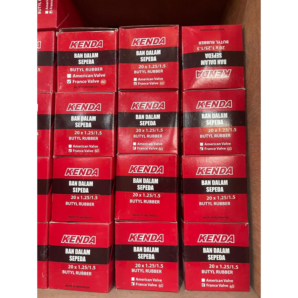 Ban dalam sepeda kenda  (18x1.75/2.125) (20x1.25/1.5) (24x1.9/2.125) (26x1.3/8) (700x28/32)) Kenda O