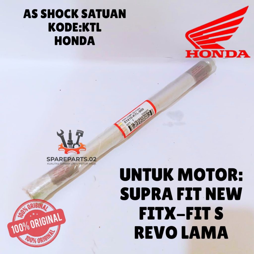 AS SHOCK SATUAN ORIGINAL HONDA KODE KTL, AS SHOCK SUPRA FIT NEW, AS SHOCK FIT X, AS SHOCK FIT S, AS 