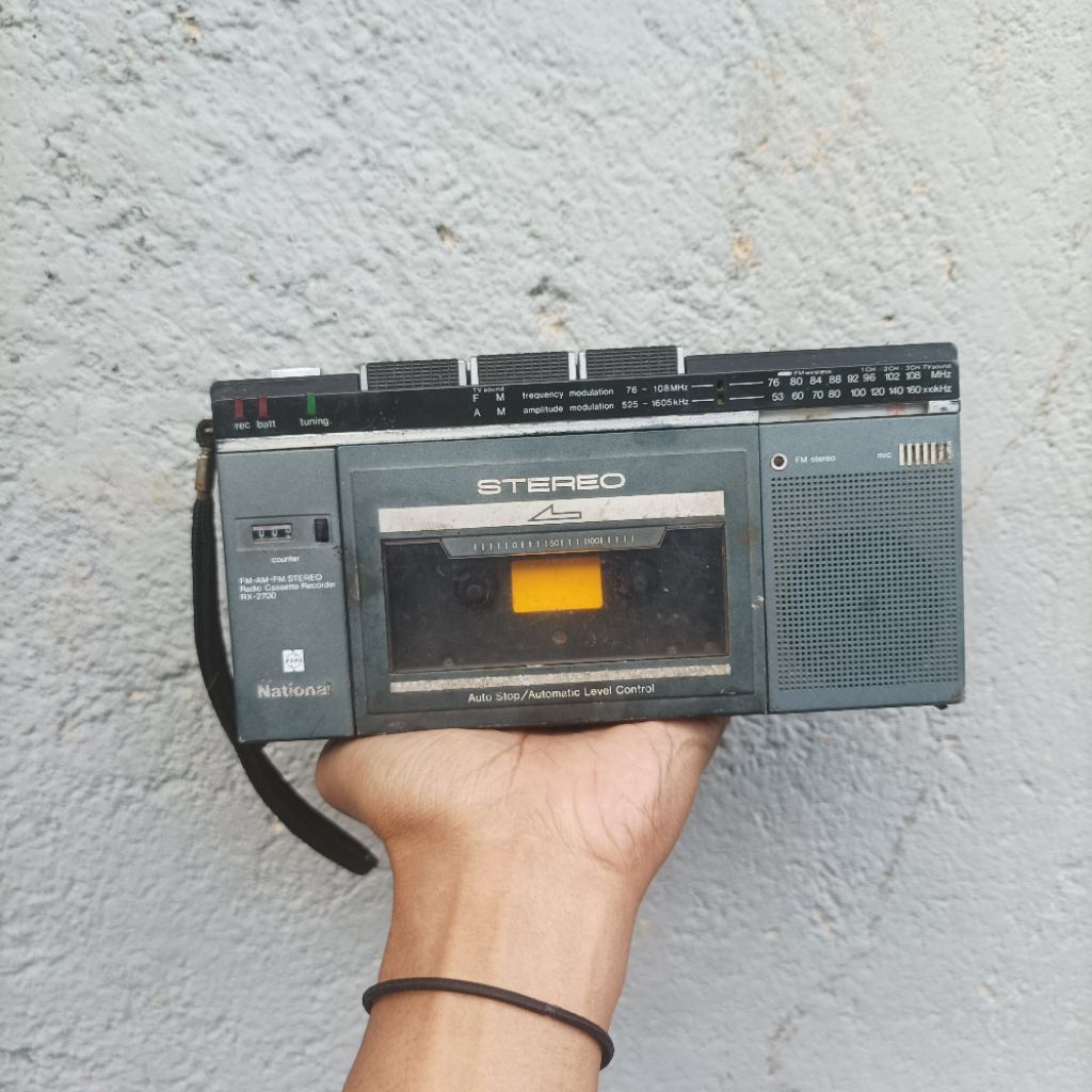 walkman kaset radio vintage national RX-2700 japan