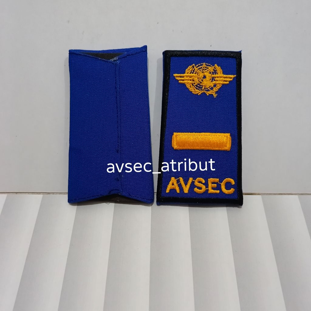 BAR/PANGKAT AVSEC (LOGO ICAO) BALOK 1 KUNING