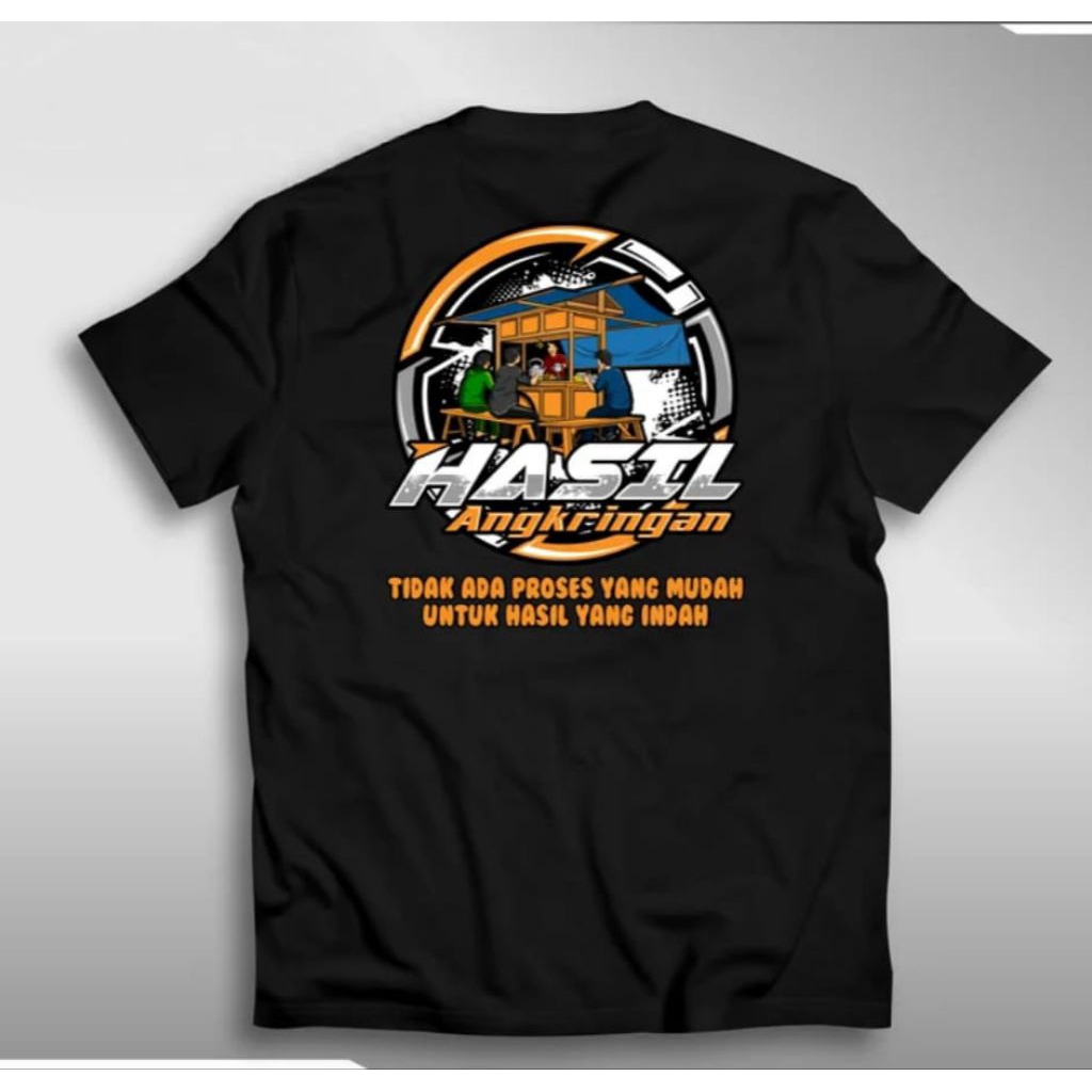 Kaos Hasil Angkringan Kaos Distro Unisex