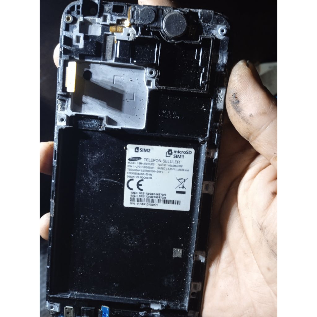 lcd samsung j7 core ori copotan amoled