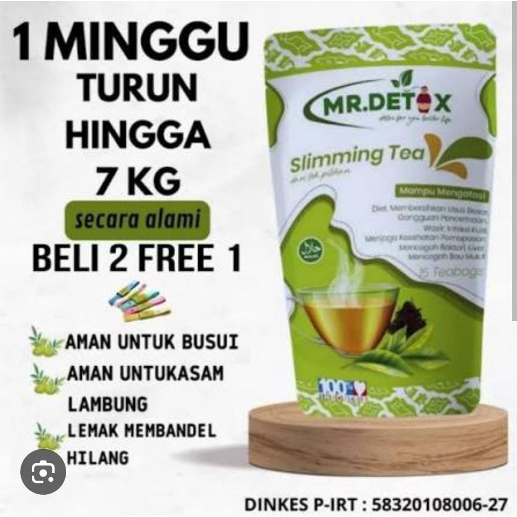 MR DETOX SLIMMING TEA// SLIMMING TEA MR DETOX