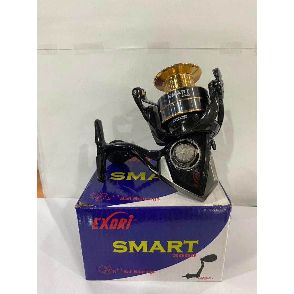 Exori SMART 3000/5000 Reel Pancing Spinning, 5+1 Ball Bearings Power Handle