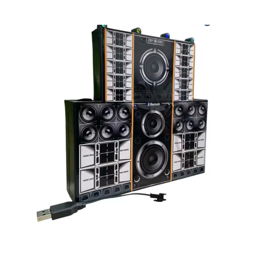 Mainan Anak Sound Horeg Miniatur - Ukuran Kecil, Lampu dan Musik, Mudah Dibawa