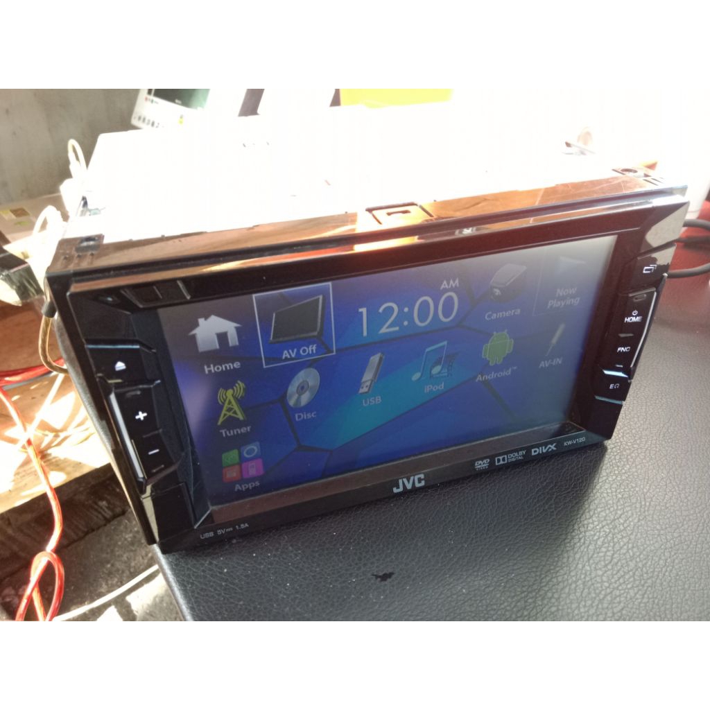 dobledin jvc  kw-v120 sudah pake blutut