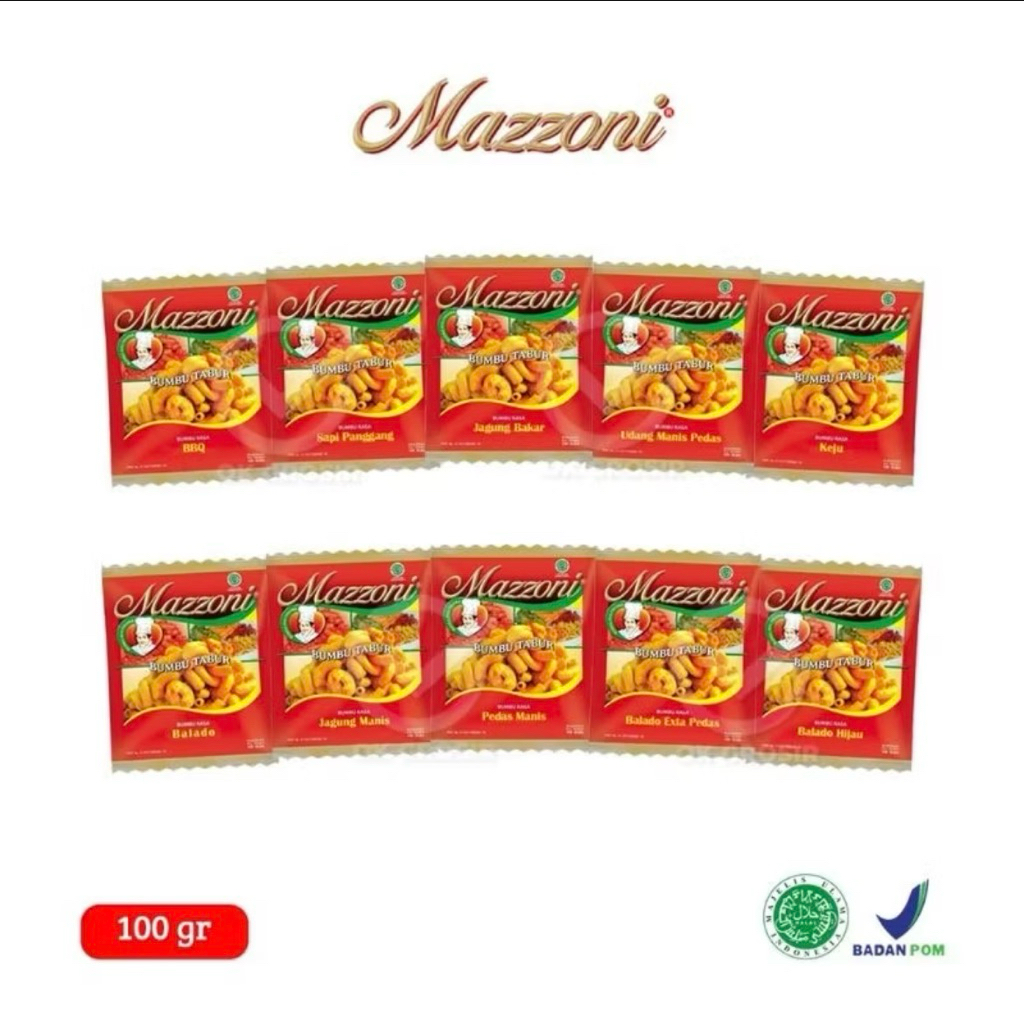 Mazzoni bumbu tabur 100gram