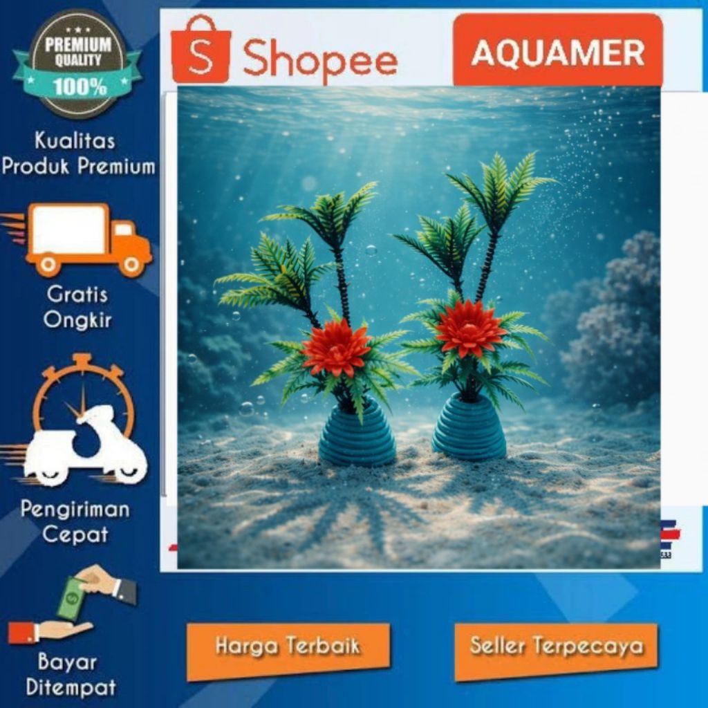 Hiasan Akuarium kelapa  Hiasan kelapa kecil aquarium aquascape 10 cm