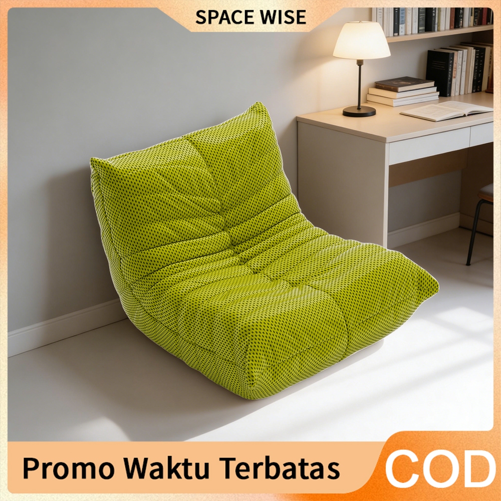 COD Sofa Ulat Modern 6 warna/Sofa Ruang Tamu Minimalis/Sofa Kamar Tidur/Sofa Spons kompresi /1 kursi