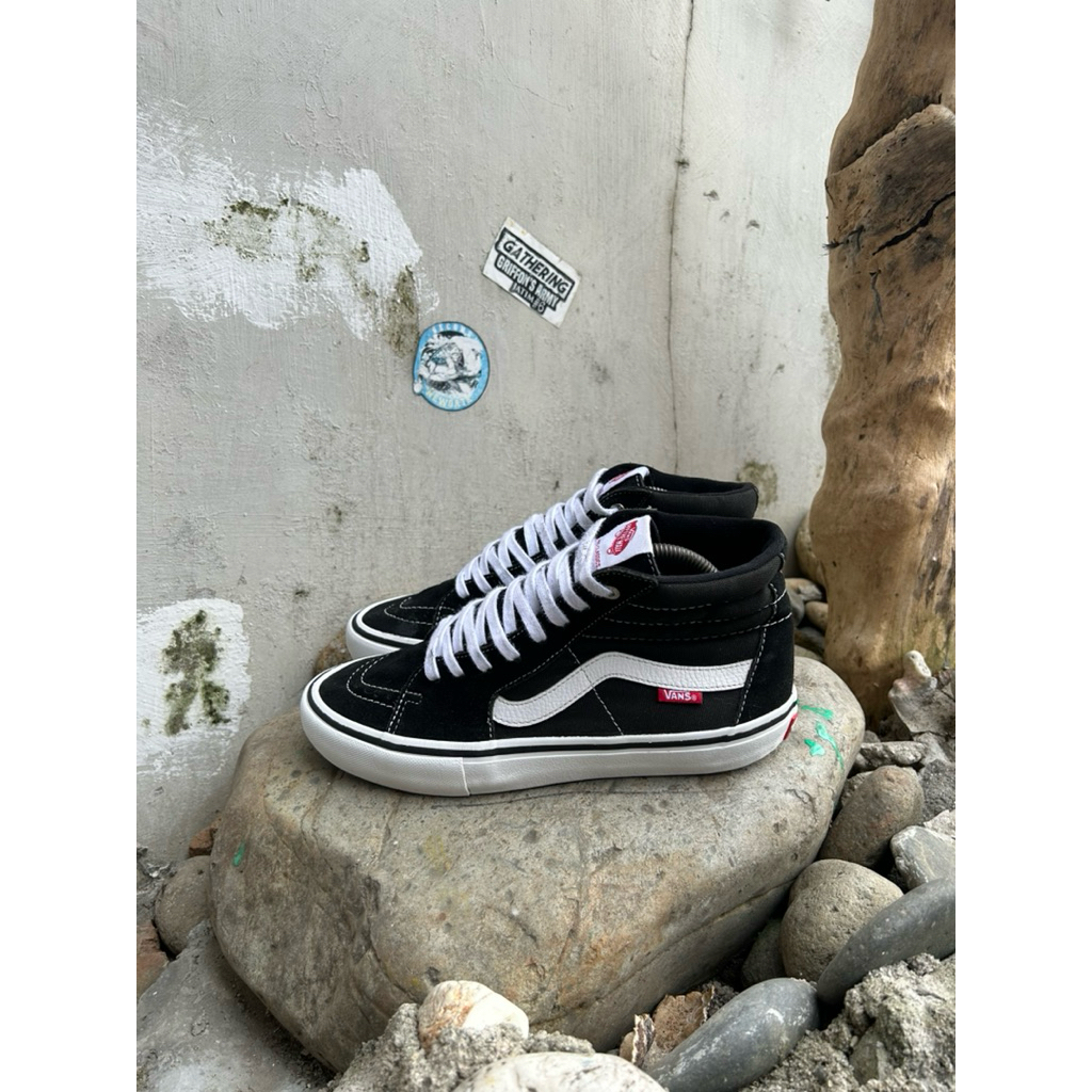 Vans Sk8 High Pro Black White