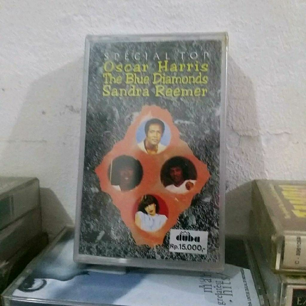 kaset pita Oscar Harris the blues diamonds Sandra reemer