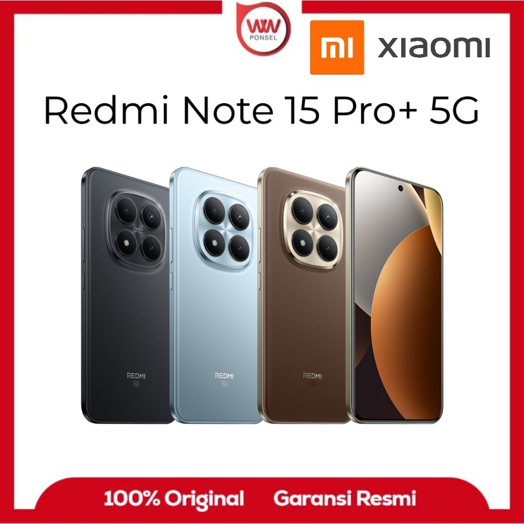 Hp Redmi Note 15 Pro+ 5G Ram 8GB Internal 256GB Garansi Resmi