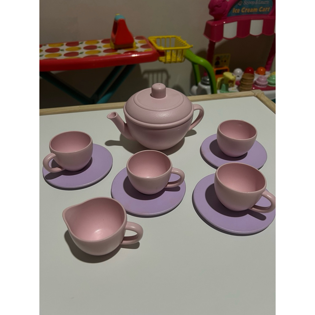 (PRELOVED) set teko tebel mainan anak