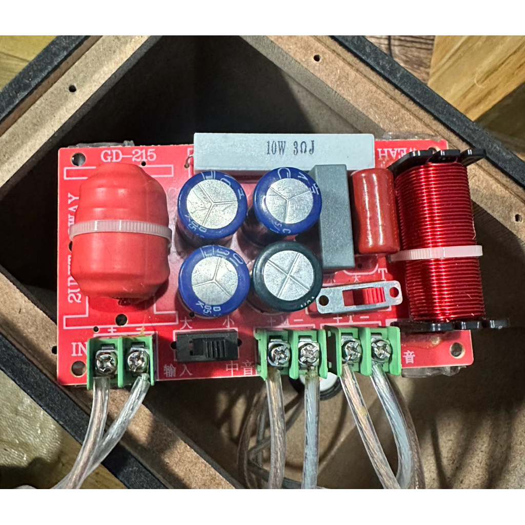 Crossover pasif 2 way Treble Midle mid high GD 215